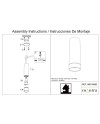 SPLIT * FOCO M MINI GU10 NEGRO
